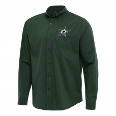 Рубашка Dallas Stars Antigua Flight Woven Tri-Blend - Hunter Green