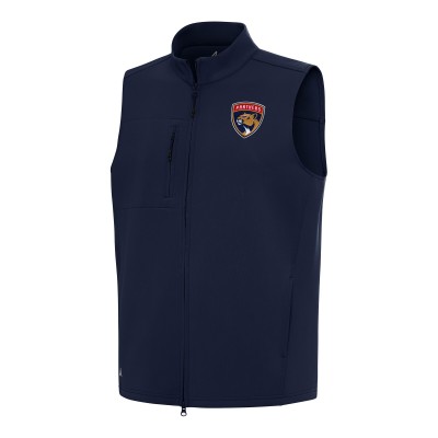 Florida Panthers Antigua Demand Full-Zip Vest - Navy