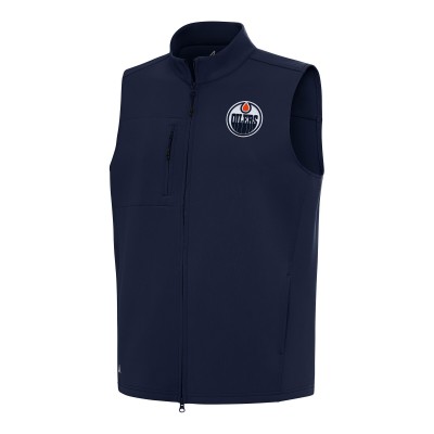 Edmonton Oilers Antigua Navy Demand Full-Zip Vest