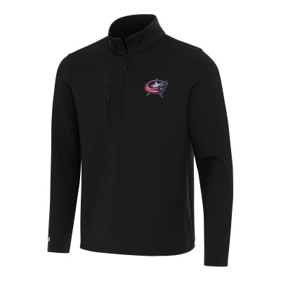 Columbus Blue Jackets Antigua Insider Quarter-Zip Top - Black