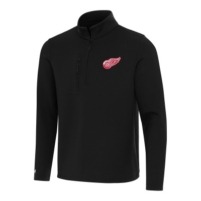 Кофта на короткой молнии Detroit Red Wings Antigua Insider - Black