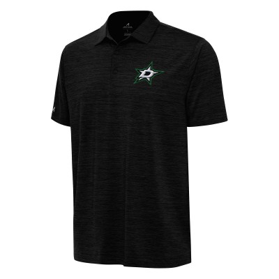 Dallas Stars Antigua Layout Polo - Heather Black