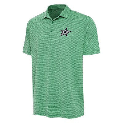 Dallas Stars Antigua Scheme Polo - Heather Kelly Green