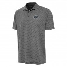 Los Angeles Kings Antigua Heather Black Scheme Polo