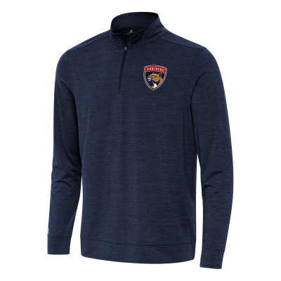 Кофта на короткой молнии Florida Panthers Antigua Bright - Heather Navy