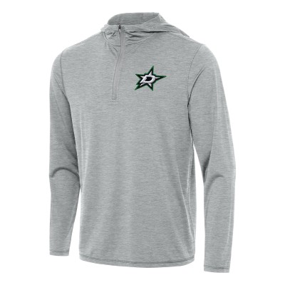 Толстовка на короткой молнии Dallas Stars Antigua Tidy - Heather Gray