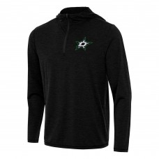 Толстовка на короткой молнии Dallas Stars Antigua Tidy - Heather Black