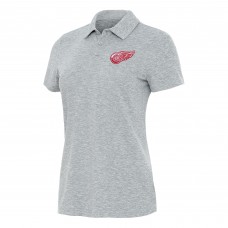 Поло Detroit Red Wings Antigua Womens Matter - Heather Gray
