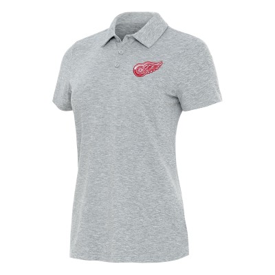 Поло Detroit Red Wings Antigua Womens Matter - Heather Gray