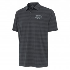 Los Angeles Kings Antigua Pewter Tunnel Polo