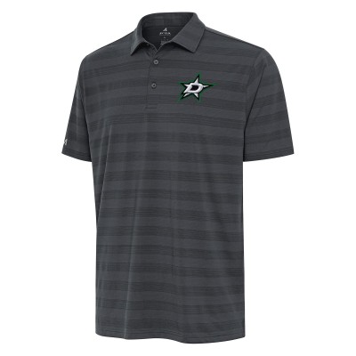 Dallas Stars Antigua Tunnel Polo - Pewter