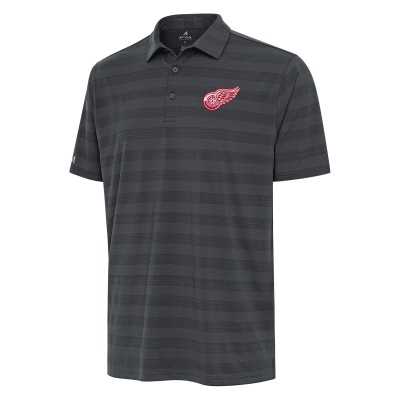 Поло Detroit Red Wings Antigua Tunnel - Pewter
