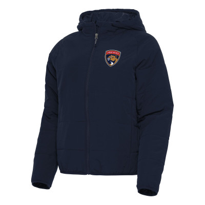 Женская куртка Florida Panthers Antigua Navy Universe Full-Zip Puffer
