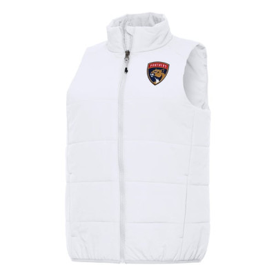 Женская жилетка Florida Panthers Antigua White Experience Full-Zip