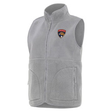 Женская жилетка Florida Panthers Antigua Gray Nostalgic Full-Zip