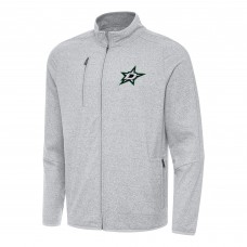 Кофта на молнии Dallas Stars Antigua Hold-Up Tri-Blend - Heather Gray