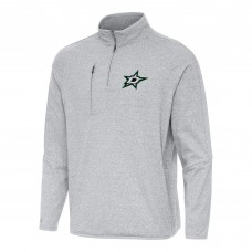 Кофта на короткой молнии Dallas Stars Antigua Certain Tri-Blend - Heather Gray