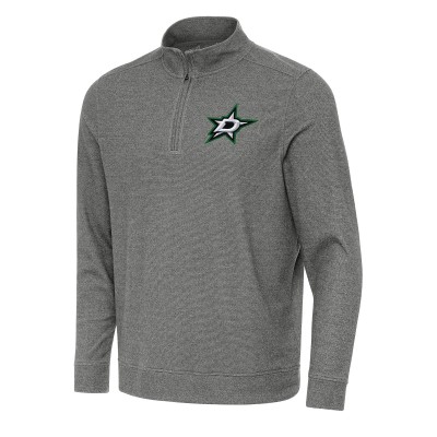 Кофта на короткой молнии Dallas Stars Antigua Subtle - Heather Black