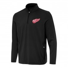 Кофта на короткой молнии Detroit Red Wings Antigua Perilous - Black