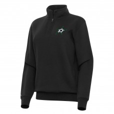 Кофта на короткой молнии Dallas Stars Antigua Womens Victory - Black