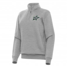 Кофта на короткой молнии Dallas Stars Antigua Womens Victory - Heather Gray