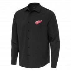 Рубашка Detroit Red Wings Antigua Exposure Woven - Black
