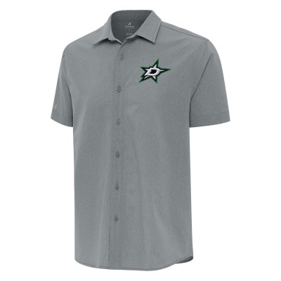 Рубашка с коротким рукавом Dallas Stars Antigua Activate Woven - Gray
