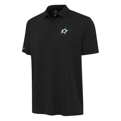 Dallas Stars Antigua Reprocess Polo - Black