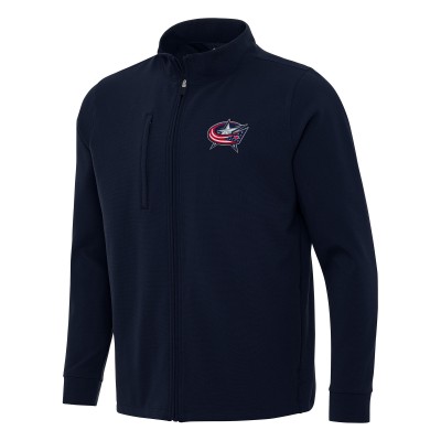 Кофта на молнии Columbus Blue Jackets Antigua Regard - Navy
