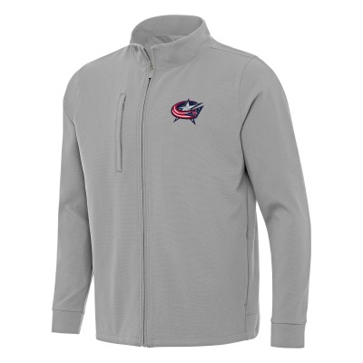 Кофта на молнии Columbus Blue Jackets Antigua Regard - Gray