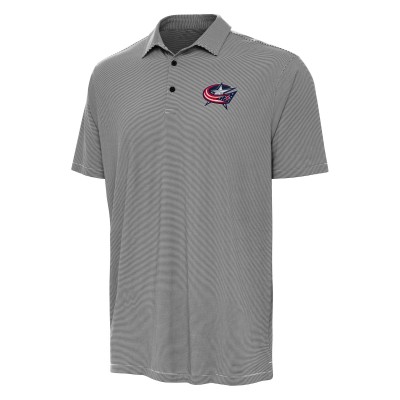 Поло Columbus Blue Jackets Antigua Twine - Black