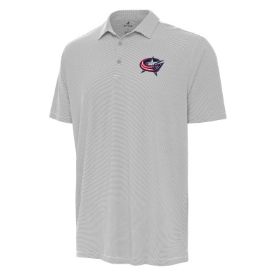 Поло Columbus Blue Jackets Antigua Twine - Gray