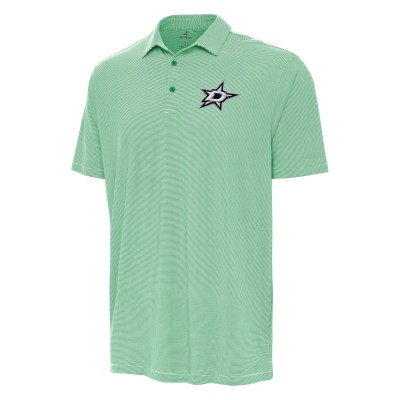 Dallas Stars Antigua Twine Polo - Kelly Green