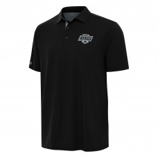 Los Angeles Kings Antigua Black Era Polo