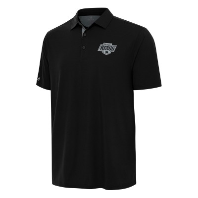 Los Angeles Kings Antigua Black Era Polo