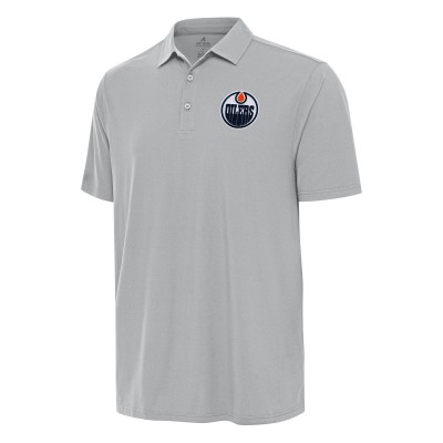Поло Edmonton Oilers Antigua Gray Era