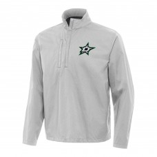 Ветровка на короткой молнии Dallas Stars Antigua Brisk - Heather Gray