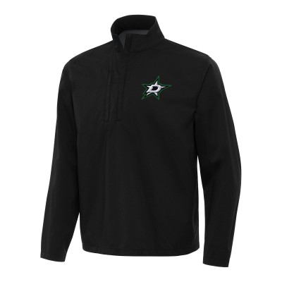 Ветровка на короткой молнии Dallas Stars Antigua Brisk - Black