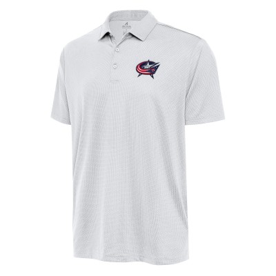 Columbus Blue Jackets Antigua Ellipse Polo - White