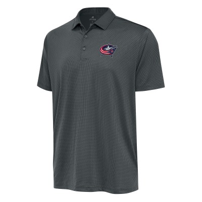 Columbus Blue Jackets Antigua Ellipse Polo - Charcoal
