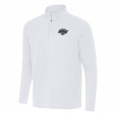 Los Angeles Kings Antigua White Intent Quarter-Zip Top