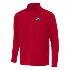 Columbus Blue Jackets Antigua Intent Quarter-Zip Top - Red