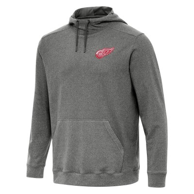 Толстовка Detroit Red Wings Antigua Cloud - Heather Black