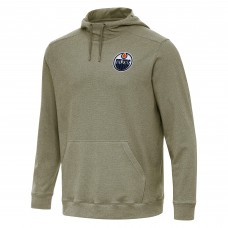Толстовка Edmonton Oilers Antigua Olive Cloud