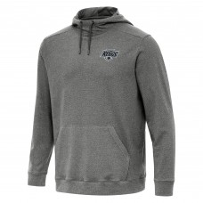 Los Angeles Kings Antigua Heather Black Cloud Pullover Hoodie