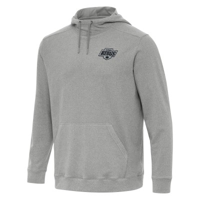 Los Angeles Kings Antigua Heather Gray Cloud Pullover Hoodie