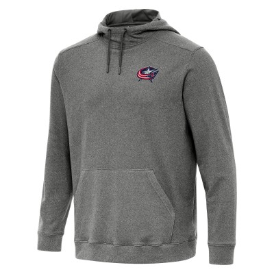 Толстовка Columbus Blue Jackets Antigua Cloud - Heather Black