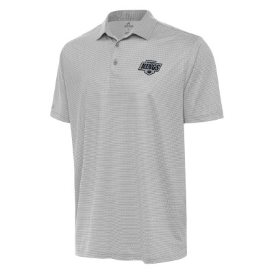 Los Angeles Kings Antigua Gray/White Rings Polo
