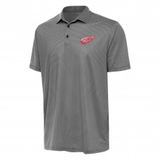 Detroit Red Wings Antigua Rings Polo - Black/White