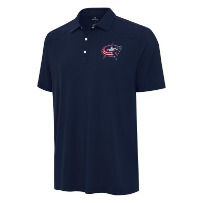 Columbus Blue Jackets Antigua Western Polo - Navy